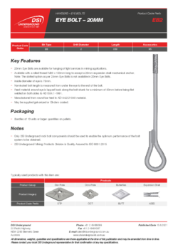 Eye Bolt 20mm