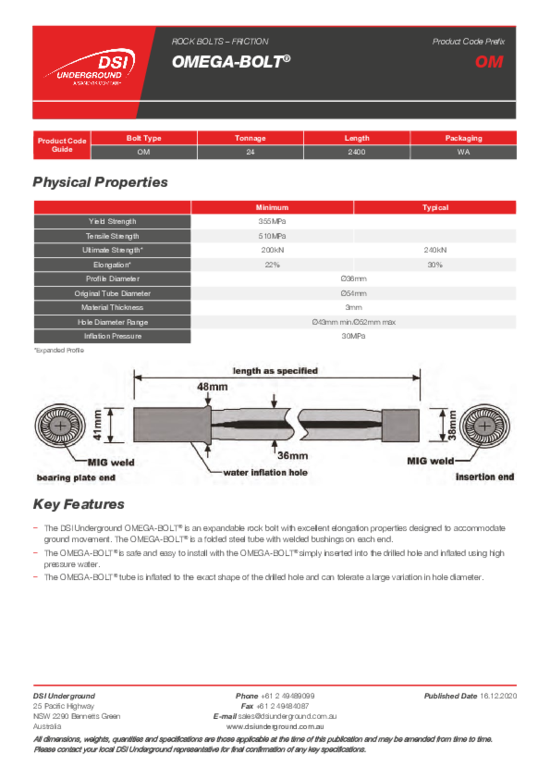 OMEGA-BOLT®