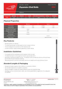 Expansion Shell Bolts 20mm