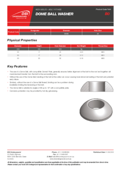 Dome Ball Washers