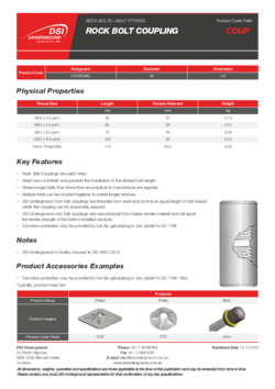 Rock Bolt Coupling