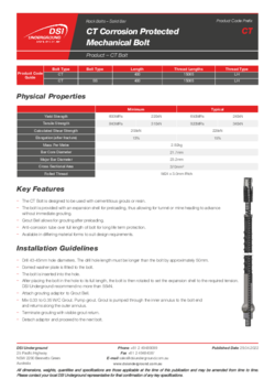 CT Corrosion Protected Mechanical Bar